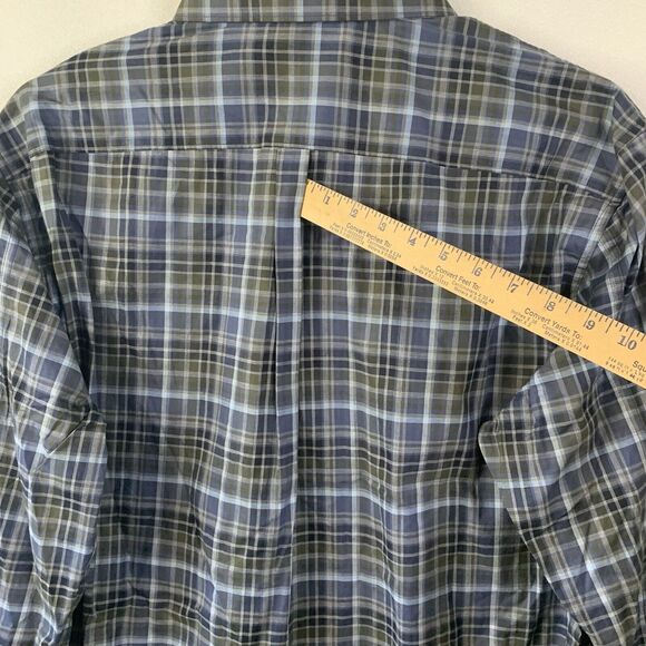 APT 9 Shirt Men XL Button Up Plaid Cotton Casual Corpcore Workwear Office New - Picture 8 of 11